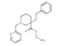 ethyl 3-(2-phenylethyl)-1-(2-pyridinylmethyl)-3-piperidinecarboxylate
