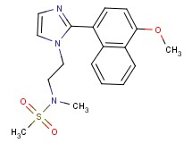N-{2-[2-(4-methoxy-1-naphthyl)-1H-imidazol-1-yl]ethyl}-N-methylmethanesulfonamide