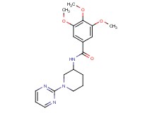 3,4,5-trimethoxy-N-[1-(2-pyrimidinyl)-3-piperidinyl]benzamide