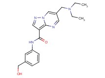 6-[(diethylamino)methyl]-N-[3-(hydroxymethyl)phenyl]pyrazolo[1,5-a]pyrimidine-3-carboxamide