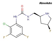 N-(2-chloro-3,5-difluorophenyl)-N'-{[(2S,4S)-4-fluoro-2-pyrrolidinyl]methyl}urea hydrochloride