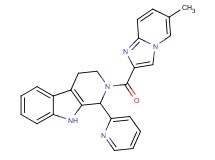 2-[(6-methylimidazo[1,2-a]pyridin-2-yl)carbonyl]-1-(2-pyridinyl)-2,3,4,9-tetrahydro-1H-beta-carboline