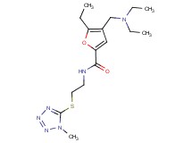 4-[(diethylamino)methyl]-5-ethyl-N-{2-[(1-methyl-1H-tetrazol-5-yl)thio]ethyl}-2-furamide