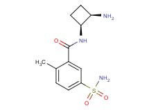 N-[(1S*,2R*)-2-aminocyclobutyl]-5-(aminosulfonyl)-2-methylbenzamide