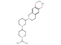 3-(6,7-dimethoxy-3,4-dihydro-2(1H)-isoquinolinyl)-1'-isopropyl-1,4'-bipiperidine