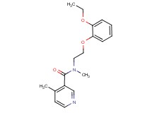 N-[2-(2-ethoxyphenoxy)ethyl]-N,4-dimethylnicotinamide
