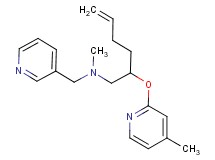 N-methyl-2-[(4-methylpyridin-2-yl)oxy]-N-(pyridin-3-ylmethyl)hex-5-en-1-amine