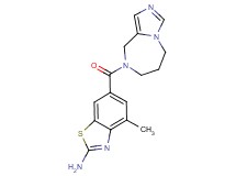 6-(6,7-dihydro-5H-imidazo[1,5-a][1,4]diazepin-8(9H)-ylcarbonyl)-4-methyl-1,3-benzothiazol-2-amine
