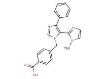 4-[(1-methyl-5'-phenyl-1H,3'H-2,4'-biimidazol-3'-yl)methyl]benzoic acid
