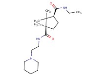 (1R*,3S*)-N~3~-ethyl-1,2,2-trimethyl-N~1~-(2-piperidin-1-ylethyl)cyclopentane-1,3-dicarboxamide