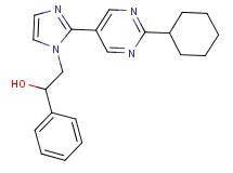 2-[2-(2-cyclohexylpyrimidin-5-yl)-1H-imidazol-1-yl]-1-phenylethanol