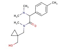 2-(dimethylamino)-N-{[1-(hydroxymethyl)cyclopropyl]methyl}-N-methyl-2-(4-methylphenyl)acetamide