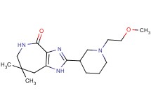 2-[1-(2-methoxyethyl)piperidin-3-yl]-7,7-dimethyl-5,6,7,8-tetrahydroimidazo[4,5-c]azepin-4(1H)-one
