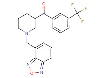 [1-(2,1,3-benzoxadiazol-4-ylmethyl)-3-piperidinyl][3-(trifluoromethyl)phenyl]methanone