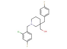 [1-(2-chloro-4-fluorobenzyl)-3-(4-fluorobenzyl)-3-piperidinyl]methanol