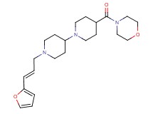 1'-[(2E)-3-(2-furyl)-2-propen-1-yl]-4-(4-morpholinylcarbonyl)-1,4'-bipiperidine