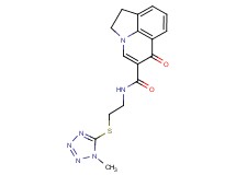 N-{2-[(1-methyl-1H-tetrazol-5-yl)thio]ethyl}-6-oxo-1,2-dihydro-6H-pyrrolo[3,2,1-ij]quinoline-5-carboxamide
