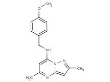 N-(4-methoxybenzyl)-2,5-dimethylpyrazolo[1,5-a]pyrimidin-7-amine