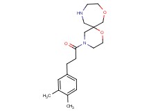 4-[3-(3,4-dimethylphenyl)propanoyl]-1,8-dioxa-4,11-diazaspiro[5.6]dodecane