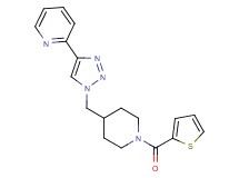 2-(1-{[1-(2-thienylcarbonyl)-4-piperidinyl]methyl}-1H-1,2,3-triazol-4-yl)pyridine