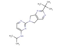 2-(2-tert-butyl-5,7-dihydro-6H-pyrrolo[3,4-d]pyrimidin-6-yl)-N-isopropylpyrimidin-4-amine