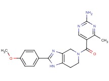 5-{[2-(4-methoxyphenyl)-1,4,6,7-tetrahydro-5H-imidazo[4,5-c]pyridin-5-yl]carbonyl}-4-methylpyrimidin-2-amine
