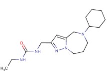 N-[(5-cyclohexyl-5,6,7,8-tetrahydro-4H-pyrazolo[1,5-a][1,4]diazepin-2-yl)methyl]-N'-ethylurea