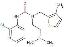 N'-(2-chloropyridin-3-yl)-N-[2-(dimethylamino)ethyl]-N-[(3-methyl-2-thienyl)methyl]urea