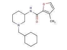 N-[1-(cyclohexylmethyl)-3-piperidinyl]-3-methyl-2-furamide