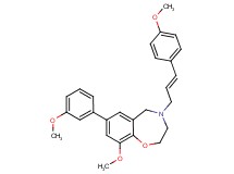 9-methoxy-7-(3-methoxyphenyl)-4-[(2E)-3-(4-methoxyphenyl)-2-propen-1-yl]-2,3,4,5-tetrahydro-1,4-benzoxazepine