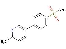 2-methyl-5-[4-(methylsulfonyl)phenyl]pyridine