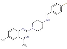 1-(4,6-dimethyl-2-quinazolinyl)-N-(4-fluorobenzyl)-4-piperidinamine