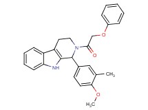 1-(4-methoxy-3-methylphenyl)-2-(phenoxyacetyl)-2,3,4,9-tetrahydro-1H-beta-carboline