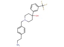 1-[4-(2-aminoethyl)benzyl]-4-[3-(trifluoromethyl)phenyl]-4-piperidinol dihydrochloride