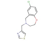 7-chloro-4-(1,3-thiazol-4-ylmethyl)-2,3,4,5-tetrahydro-1,4-benzoxazepine