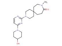 3-[4-(4-hydroxypiperidin-1-yl)pyrimidin-2-yl]-9-methyl-3,9-diazaspiro[5.6]dodecan-10-one