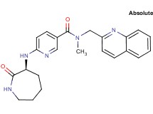 N-methyl-6-{[(3S)-2-oxo-3-azepanyl]amino}-N-(2-quinolinylmethyl)nicotinamide