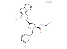 (4S)-1-(3-chlorobenzyl)-N-ethyl-4-{[(2-methoxy-1-naphthyl)methyl]amino}-L-prolinamide