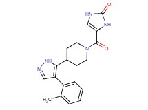 4-({4-[4-(2-methylphenyl)-1H-pyrazol-5-yl]piperidin-1-yl}carbonyl)-1,3-dihydro-2H-imidazol-2-one