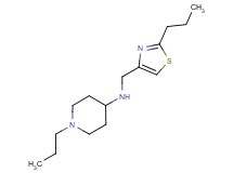 1-propyl-N-[(2-propyl-1,3-thiazol-4-yl)methyl]piperidin-4-amine