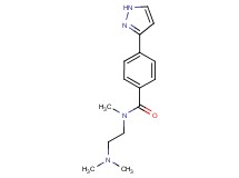 N-[2-(dimethylamino)ethyl]-N-methyl-4-(1H-pyrazol-3-yl)benzamide