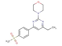 4-{4-ethyl-6-[4-(methylsulfonyl)phenyl]pyrimidin-2-yl}morpholine