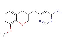 6-[(8-methoxy-3,4-dihydro-2H-chromen-3-yl)methyl]pyrimidin-4-amine