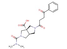 (3aS*,6aS*)-2-[(dimethylamino)carbonyl]-5-(4-oxo-4-phenylbutanoyl)hexahydropyrrolo[3,4-c]pyrrole-3a(1H)-carboxylic acid