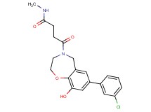 4-[7-(3-chlorophenyl)-9-hydroxy-2,3-dihydro-1,4-benzoxazepin-4(5H)-yl]-N-methyl-4-oxobutanamide