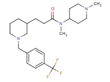N-methyl-N-(1-methyl-4-piperidinyl)-3-{1-[4-(trifluoromethyl)benzyl]-3-piperidinyl}propanamide