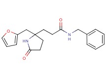 N-benzyl-3-[2-(2-furylmethyl)-5-oxo-2-pyrrolidinyl]propanamide