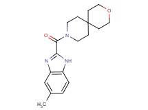 9-[(5-methyl-1H-benzimidazol-2-yl)carbonyl]-3-oxa-9-azaspiro[5.5]undecane