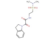 2-(2,3-dihydro-1H-indol-1-yl)-N-{2-[(dimethylamino)sulfonyl]ethyl}-2-oxoacetamide