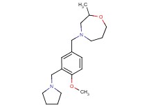 4-[4-methoxy-3-(pyrrolidin-1-ylmethyl)benzyl]-2-methyl-1,4-oxazepane